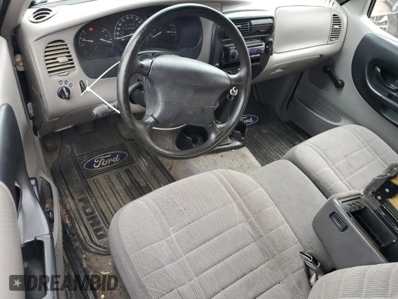 1997 Ford Ranger XL with VIN 1FTCR14A2VPB52159, listed as a Copart auction lot 63452045 with 207,582 mi miles and Salvage title. Bid and sale history available at DreamBid. Image 8.