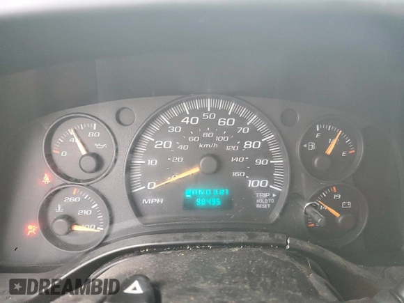 2006 Chevrolet Express Cargo Van with VIN 1GCGG25V061171537, listed as a Copart auction lot 44305285 with 98,495 mi miles and Salvage Title. Bid and sale history available at carsss.com. Image 9.