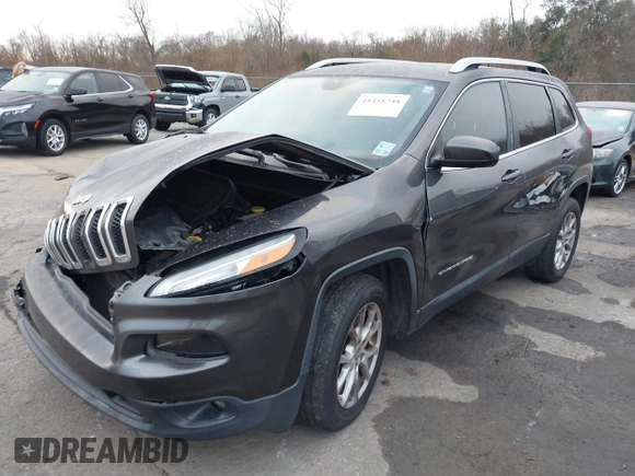 2018 Jeep Cherokee Latitude Plus with VIN 1C4PJLLB6JD518537, listed as a IAAI auction lot 41458748 with 82,093 mi miles. Bid and sale history available at carsss.com. Image 17.