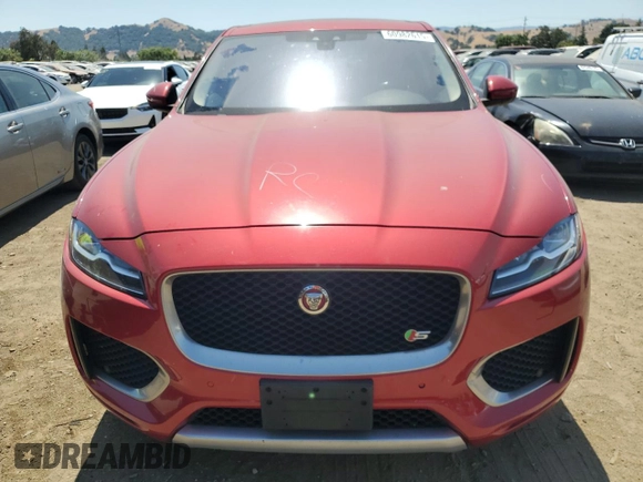 2017 Jaguar F-Pace S with VIN SADCM2BV1HA098388, listed as a Copart auction lot 60982615 with 151,310 mi miles and Salvage title. Bid and sale history available at DreamBid. Image 5.