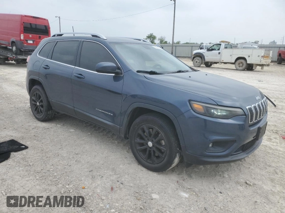 2019 Jeep Cherokee Latitude with VIN 1C4PJMCX5KD379634, listed as a Copart auction lot 51374265 with 74,404 mi miles and Salvage title. Bid and sale history available at DreamBid. Image 4.