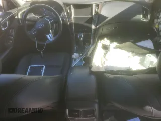 2018 Infiniti Q50 3.0t LUXE with VIN JN1EV7APXJM590653, listed as a Copart auction lot 50197665 with 75,736 mi miles and Salvage Title. Bid and sale history available at carsss.com. Image 8.