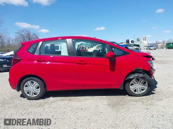 2019 Honda Fit LX with VIN 3HGGK5H45KM744420, listed as a IAAI auction lot 41986307 with 18,285 mi miles. Bid and sale history available at carsss.com. Image 14.
