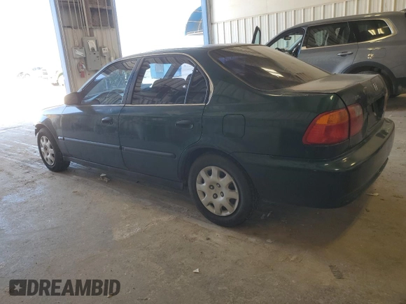 2000 Honda Civic LX with VIN JHMEJ6679YS005805, listed as a Copart auction lot 49810095 with 224,984 mi miles and Salvage Title. Bid and sale history available at DreamBid. Image 2.