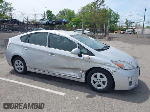 2011 Toyota Prius I with VIN JTDKN3DU9B1403223, listed as a IAAI auction lot 42171753 with 47,928 mi miles and . Bid and sale history available at DreamBid. Image 6.