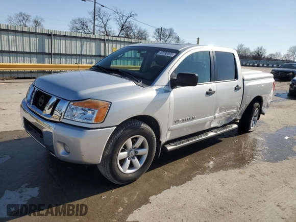 2010 Nissan Titan SE with VIN 1N6BA0ED4AN317007, listed as a Copart auction lot 42290495 with 130,724 mi miles and Salvage Title. Bid and sale history available at carsss.com. Image 1.