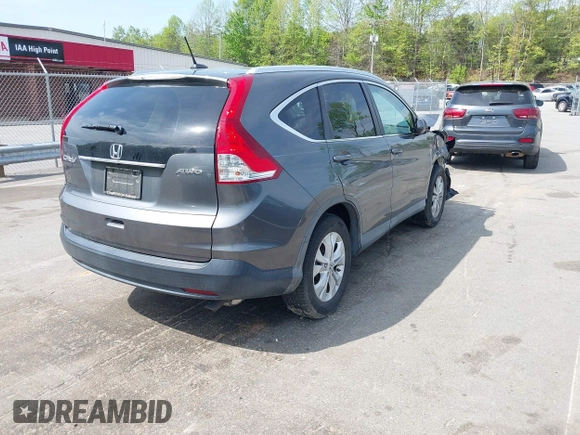 2012 Honda CR-V EX-L with VIN 2HKRM4H71CH605205, listed as a IAAI auction lot 42016555 with 68,110 mi miles. Bid and sale history available at carsss.com. Image 4.