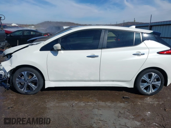 2022 Nissan LEAF SV Plus with VIN 1N4BZ1CV9NC557996, listed as a IAAI auction lot 41580168 with 32,833 mi miles and . Bid and sale history available at DreamBid. Image 15.