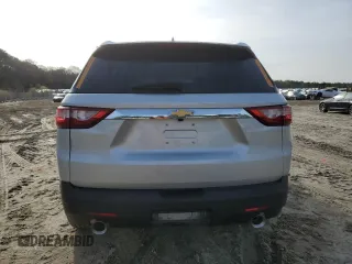2021 Chevrolet Traverse LS with VIN 1GNEVFKW3MJ104372, listed as a Copart auction lot 49183435 with 51,853 mi miles and Salvage Title. Bid and sale history available at carsss.com. Image 6.