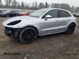 2018 Porsche Macan GTS with VIN WP1AG2A54JLB61018, listed as a Copart auction lot 85939334 with 58,366 mi miles and Salvage Title. Bid and sale history available at DreamBid. Image 1.
