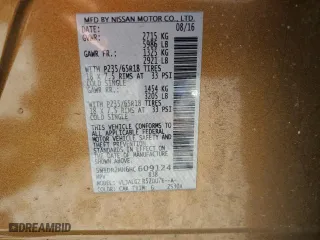 2017 Nissan Pathfinder SV with VIN 5N1DR2MN6HC609124, listed as a Copart auction lot 47465715 with 169,615 mi miles and Clean Title. Bid and sale history available at carsss.com. Image 13.