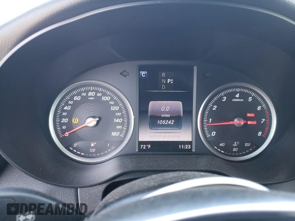 2017 Mercedes-Benz C 300 with VIN WDDWJ4KB6HF346999, listed as a Copart auction lot 50258965 with 105,242 mi miles and Salvage Title. Bid and sale history available at DreamBid. Image 9.
