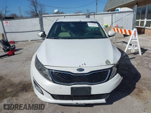 2014 Kia Optima LX with VIN 5XXGM4A73EG322983, listed as a IAAI auction lot 41708101 with 84,334 mi miles. Bid and sale history available at carsss.com. Image 12.