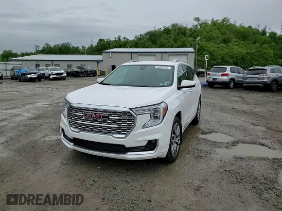 2022 GMC Terrain Denali with VIN 3GKALXEV9NL290603, listed as a Copart auction lot 56872735 with 40,317 mi miles and Salvage title. Bid and sale history available at DreamBid. Image 14.