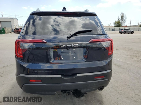 2021 GMC Acadia SLE with VIN 1GKKNKLA2MZ139157, listed as a Copart auction lot 53075385 with 73,025 mi miles and Clean Title. Bid and sale history available at carsss.com. Image 6.