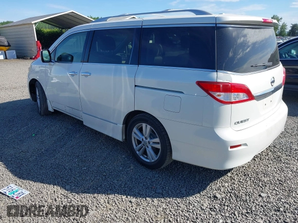 2012 Nissan Quest LE z VIN JN8AE2KPXC9048170, wystawiony jako IAAI lot #42194914 z przebiegiem 209 574 mil mil oraz . Historia ofert i sprzedaży dostępna na DreamBid. Obrazek 3.