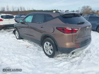 2019 Chevrolet Blazer with VIN 3GNKBHRS8KS704102, listed as a IAAI auction lot 41187364 with 92,820 mi miles. Bid and sale history available at carsss.com. Image 3.