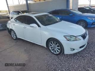 2010 Lexus IS 250 with VIN JTHBF5C20A2096136, listed as a Copart auction lot 44631955 with 118,006 mi miles and Salvage Title. Bid and sale history available at carsss.com. Image 4.