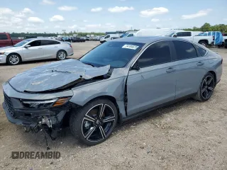 2024 Honda Accord Sport с VIN 1HGCY2F54RA071280, выставлен на аукционе Copart как лот 54184675 с пробегом 6 783 миль миль и Списание • Salvage title. История ставок и продаж доступна на DreamBid. Изображение 1.