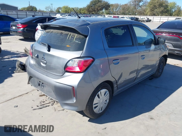2021 Mitsubishi Mirage ES z VIN ML32AUHJ5MH012925, wystawiony jako IAAI lot #40912982 z przebiegiem 33 912 mil mil oraz . Historia ofert i sprzedaży dostępna na DreamBid. Obrazek 4.