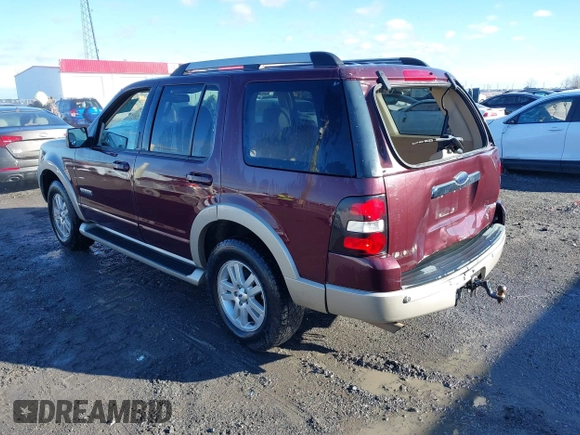 2006 Ford Explorer Eddie Bauer with VIN 1FMEU64876ZA09405, listed as a IAAI auction lot 41198946 with 219,980 mi miles and . Bid and sale history available at DreamBid. Image 3.