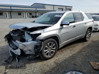 2020 Chevrolet Traverse Premier with VIN 1GNEVKKW0LJ249134, listed as a Copart auction lot 51097695 with 55,056 mi miles and Non repairable. Bid and sale history available at DreamBid. Image 1.