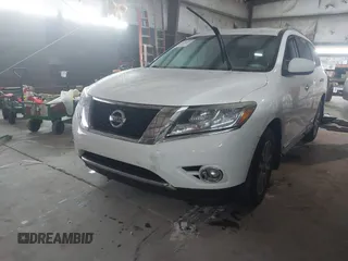 2016 Nissan Pathfinder S with VIN 5N1AR2MN1GC638872, listed as a IAAI auction lot 41614587 with 92,975 mi miles and . Bid and sale history available at DreamBid. Image 2.