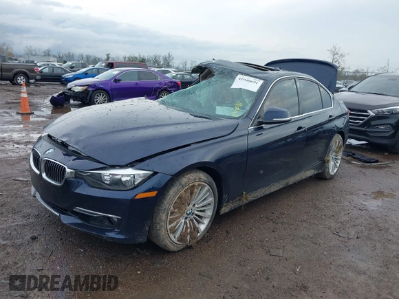 2012 BMW 3 Series 328i with VIN WBA3A5C53CF349506, listed as a IAAI auction lot 41940691 with 79,636 mi miles and . Bid and sale history available at carsss.com. Image 2.