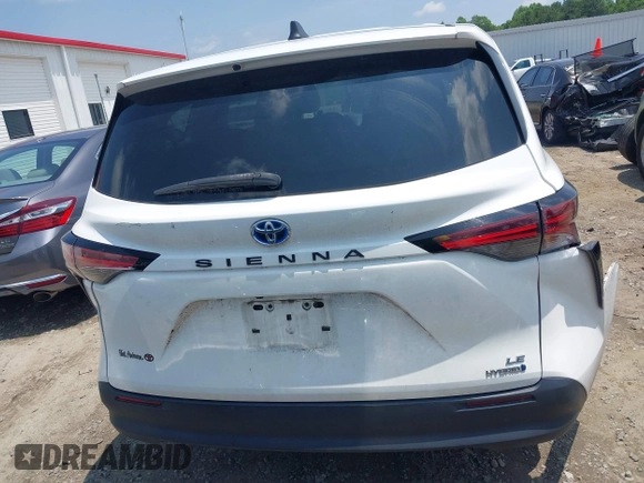 2021 Toyota Sienna LE with VIN 5TDKRKEC6MS029020, listed as a IAAI auction lot 42381285 with 103,260 mi miles and . Bid and sale history available at DreamBid. Image 17.