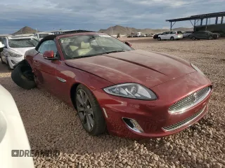 2013 Jaguar XK with VIN SAJWA4GB0DLB50530, listed as a Copart auction lot 82715724 with 24,634 mi miles and Salvage Title. Bid and sale history available at carsss.com. Image 4.