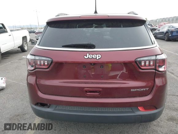 2020 Jeep Compass Sport с VIN 3C4NJCAB6LT241931, выставлен на аукционе IAAI как лот 40983266 с пробегом 148 450 миль миль и . История ставок и продаж доступна на DreamBid. Изображение 16.