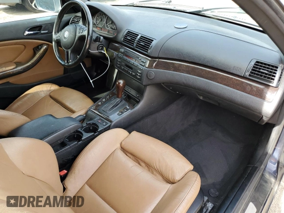 2003 BMW 3 Series 330Ci with VIN WBABS53423JU98101, listed as a Copart auction lot 85335144 with 106,581 mi miles and Salvage Title. Bid and sale history available at carsss.com. Image 8.