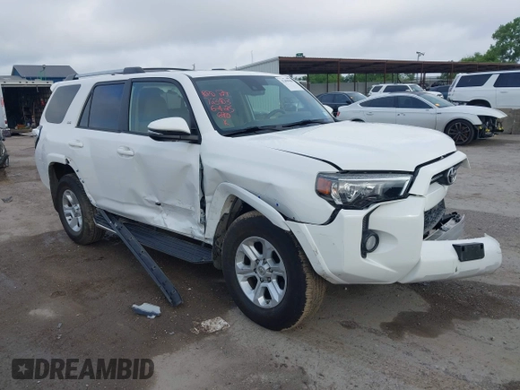 2020 Toyota 4Runner SR5 with VIN JTEZU5JR1L5219414, listed as a IAAI auction lot 42499908 with 28,457 mi miles and . Bid and sale history available at DreamBid. Image 1.