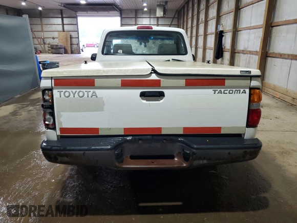 2004 Toyota Tacoma with VIN 5TENL42N54Z412126, listed as a Copart auction lot 59111655 with 252,441 mi miles and Salvage title. Bid and sale history available at DreamBid. Image 6.