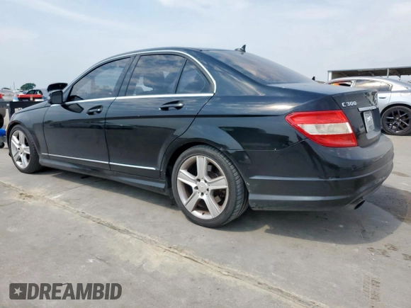 2011 Mercedes-Benz C 300 Sport with VIN WDDGF8BB6BR142707, listed as a Copart auction lot 57163135 with 165,417 mi miles and Clean title. Bid and sale history available at DreamBid. Image 2.