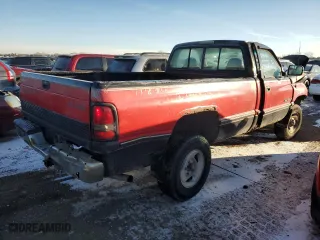 1996 Dodge Ram 1500 with VIN 1B7HF16Y7TS628392, listed as a Copart auction lot 88857665 with 288,260 mi miles and Salvage Title. Bid and sale history available at carsss.com. Image 3.