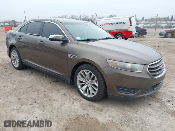 2015 Ford Taurus Limited with VIN 1FAHP2J84FG110702, listed as a IAAI auction lot 42060437 with 208,012 mi miles. Bid and sale history available at carsss.com. Image 1.
