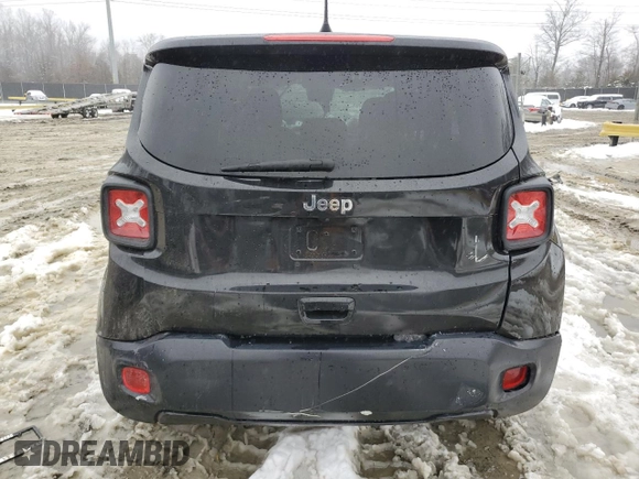 2021 Jeep Renegade Upland Edition with VIN ZACNJDAB7MPM23004, listed as a Copart auction lot 45099195 with 0 mi miles and Salvage Title. Bid and sale history available at carsss.com. Image 6.