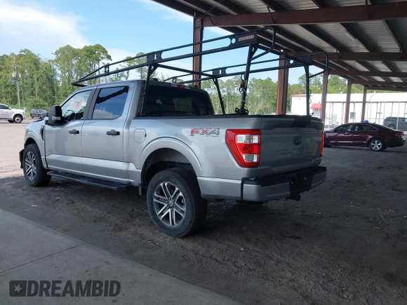 2021 Ford F-150 XL z VIN 1FTFW1E89MFC21046, wystawiony jako IAAI lot #42668472 z przebiegiem 83 083 mil mil oraz . Historia ofert i sprzedaży dostępna na DreamBid. Obrazek 3.