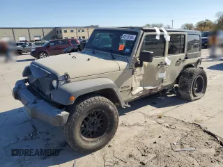 2018 Jeep Wrangler Unlimited Sport with VIN 1C4BJWDG2JL805028, listed as a Copart auction lot 83110194 with Not provided miles and Clean title. Bid and sale history available at DreamBid. Image 1.
