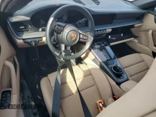 2022 Porsche 911 Carrera S with VIN WP0CB2A91NS245207, listed as a Copart auction lot 75093584 with 0 mi miles and Salvage Title. Bid and sale history available at carsss.com. Image 8.
