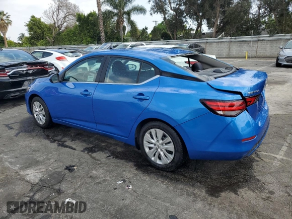 2024 Nissan Sentra SV with VIN 3N1AB8CV9RY270628, listed as a Copart auction lot 54660855 with 23,209 mi miles and Salvage Title. Bid and sale history available at DreamBid. Image 2.
