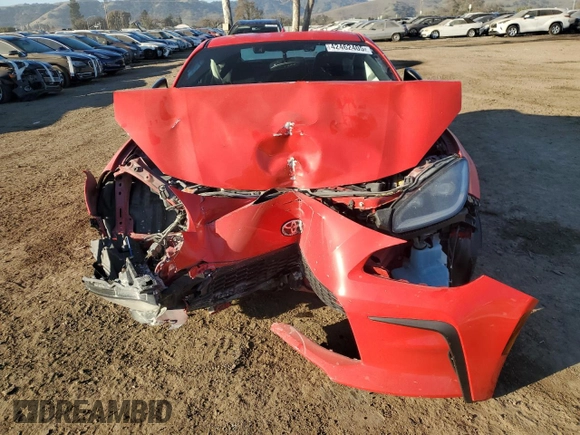 2022 Toyota GR86 Premium with VIN JF1ZNBF17N8750756, listed as a Copart auction lot 42462405 with 19,280 mi miles and Salvage Title. Bid and sale history available at carsss.com. Image 5.