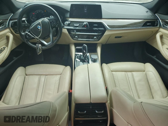 2017 BMW 5 Series 540i with VIN WBAJE5C38HG914361, listed as a Copart auction lot 59929095 with 89,496 mi miles and Non repairable. Bid and sale history available at DreamBid. Image 8.