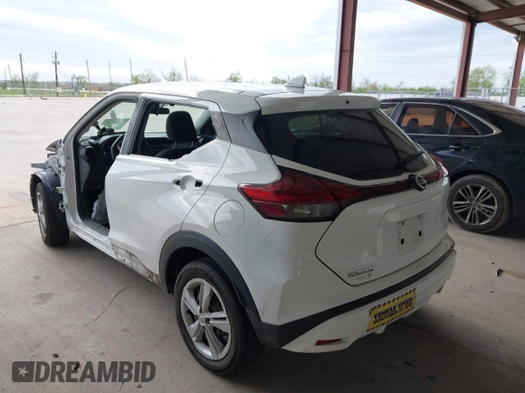 2021 Nissan Kicks S with VIN 3N1CP5BV4ML510992, listed as a IAAI auction lot 41907512 with 59,380 mi miles and . Bid and sale history available at DreamBid. Image 3.