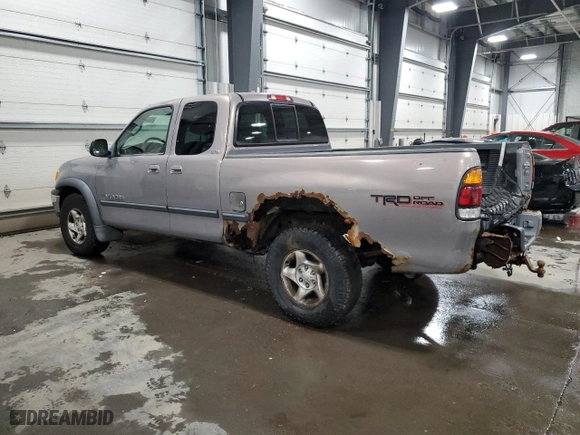 2002 Toyota Tundra SR5 with VIN 5TBBT44192S243745, listed as a Copart auction lot 49552985 with 213,924 mi miles and Clean Title. Bid and sale history available at carsss.com. Image 2.