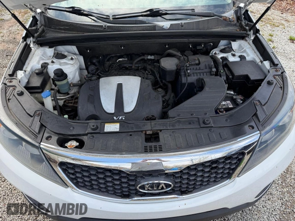 2013 Kia Sorento LX with VIN 5XYKT4A27DG420670, listed as a Copart auction lot 54378555 with 171,229 mi miles and Clean Title. Bid and sale history available at carsss.com. Image 7.