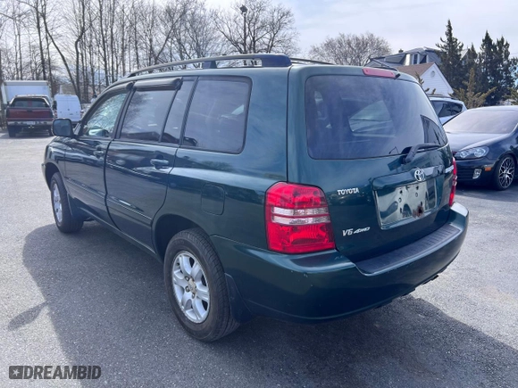 2003 Toyota Highlander with VIN JTEHF21A430153422, listed as a Copart auction lot 52075855 with 157,571 mi miles and Clean Title. Bid and sale history available at carsss.com. Image 3.