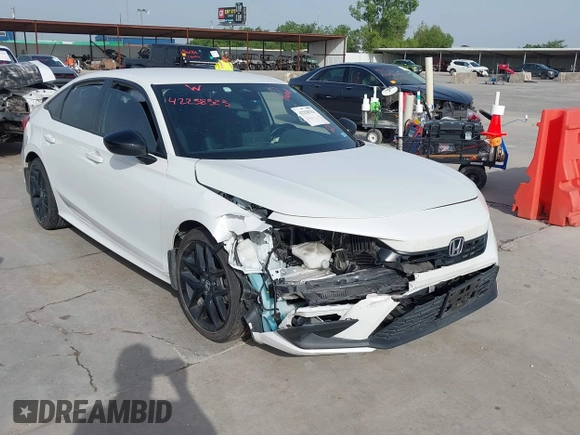 2023 Honda Civic Sport with VIN 2HGFE2F54PH521840, listed as a IAAI auction lot 42258323 with Not provided miles and . Bid and sale history available at DreamBid. Image 1.