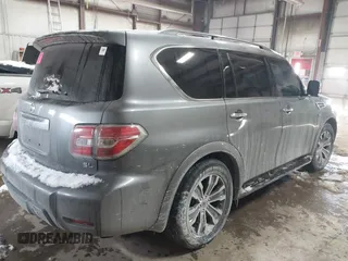 2020 Nissan Armada SL with VIN JN8AY2NC9L9620412, listed as a IAAI auction lot 41580327 with 93,247 mi miles. Bid and sale history available at carsss.com. Image 4.